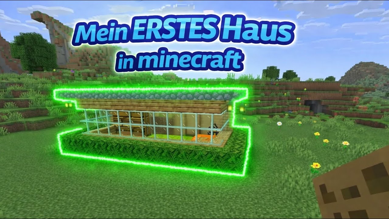 Minecraft, erstes Haus in meiner neuen Welt
