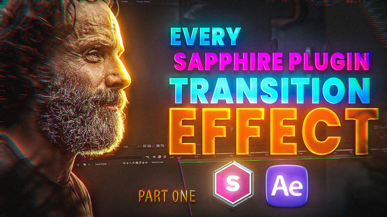 Все эффекты перехода «Сапфир» | Урок | After Effects.