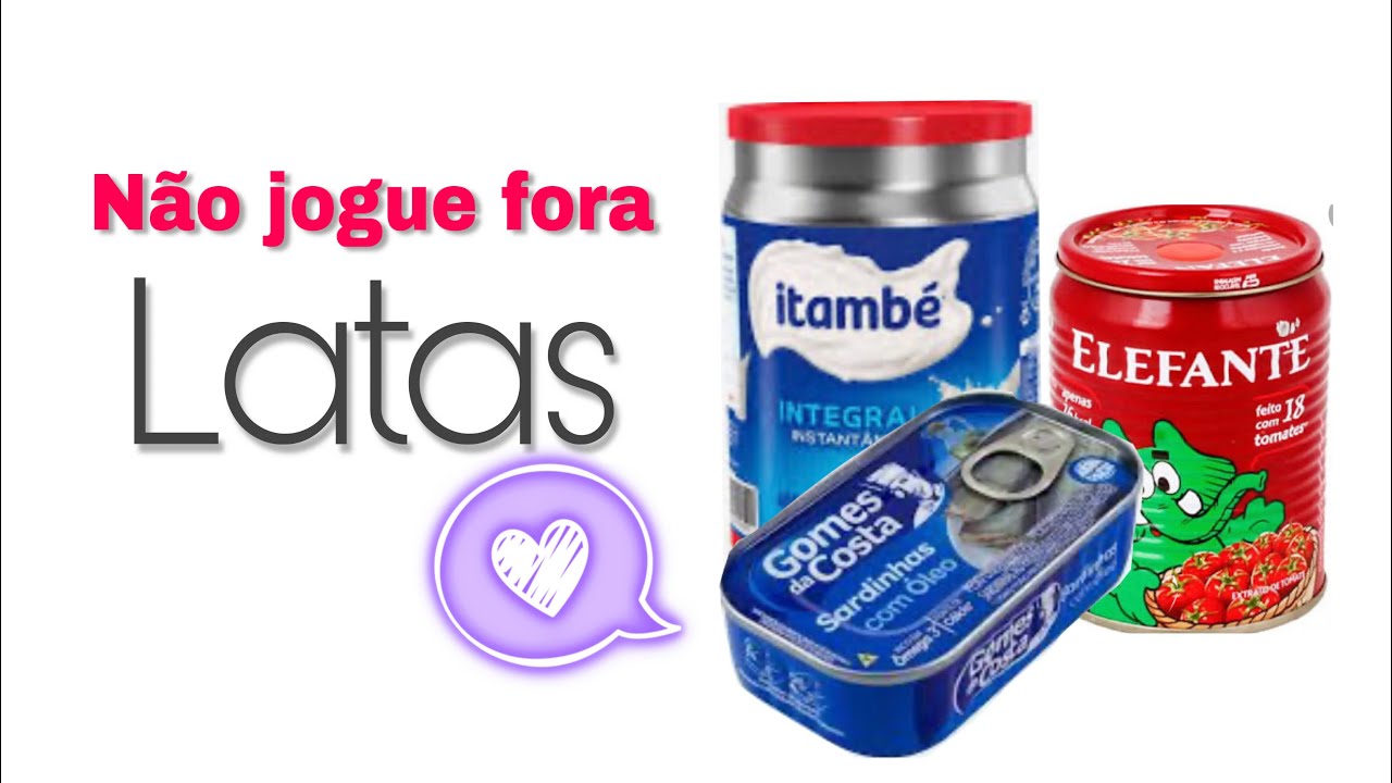 3 ideias de decoração usando  latas/ Diy decor DO LIXO AO LUXO
