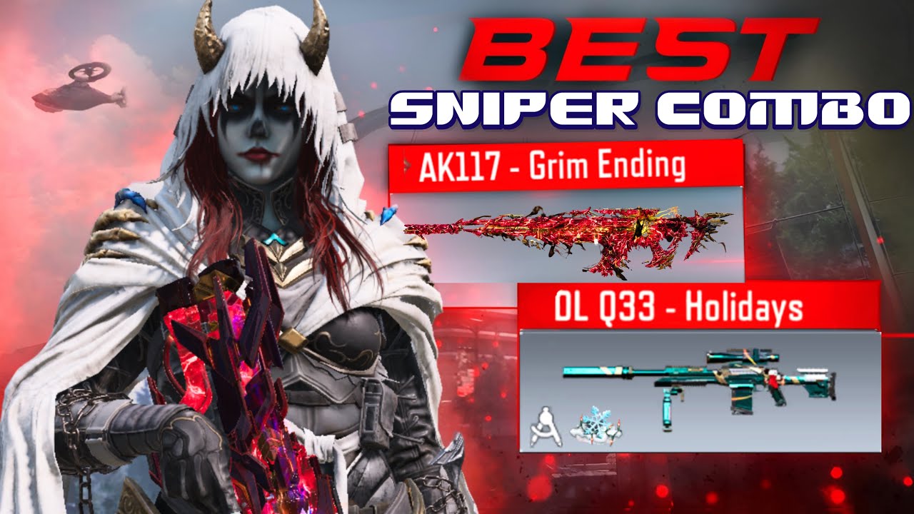*ONE-TAP SNIPER DLQ-33 HOLIDAYS AND GRIM ENDING FINAL GAMEPLAY | INTENSE LOBBY SOLO VS SQUADS FULL*