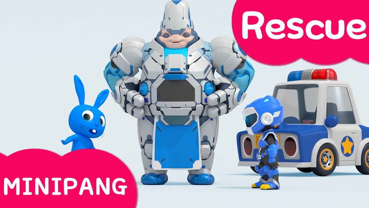 Learn colors with Miniforce | Minipang Rescue | The robot is broken | Mini-Pang TV 3D Play