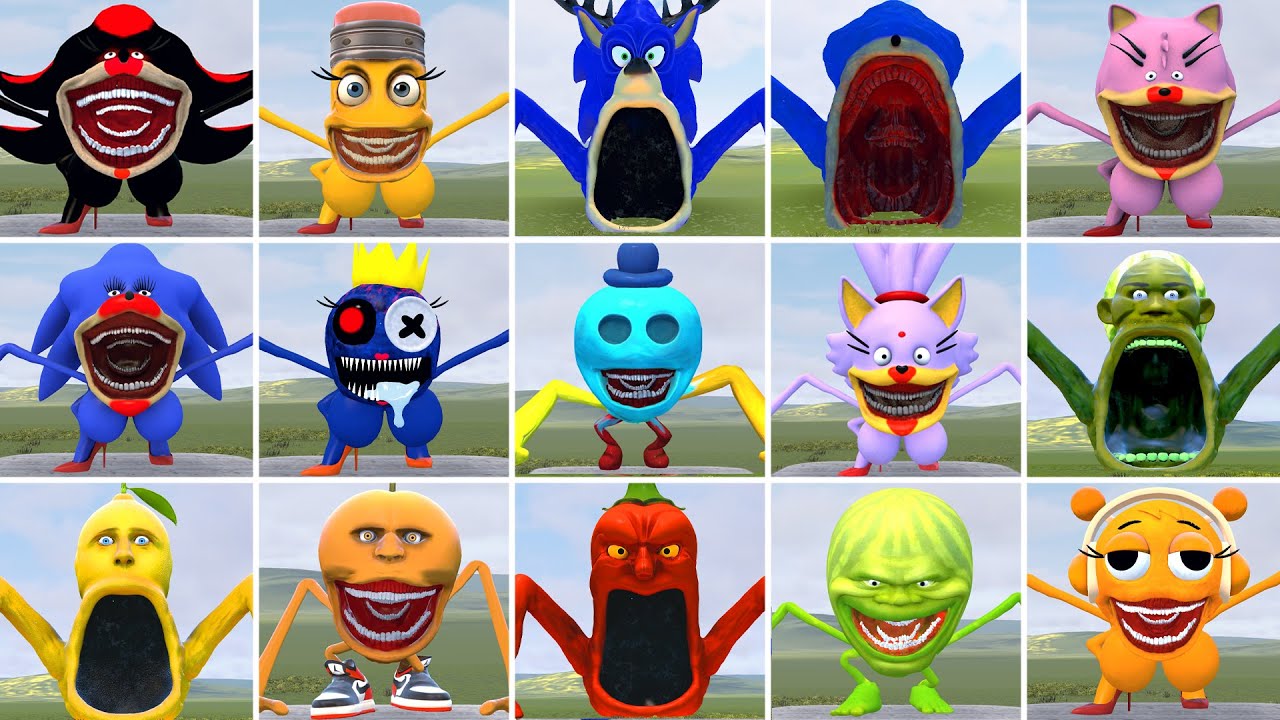 NEW SHIN SONIC TAPES LOVE STORY VS SHIN SONIC TAIL XXL TAPES LOVE in Garry’s Mod!