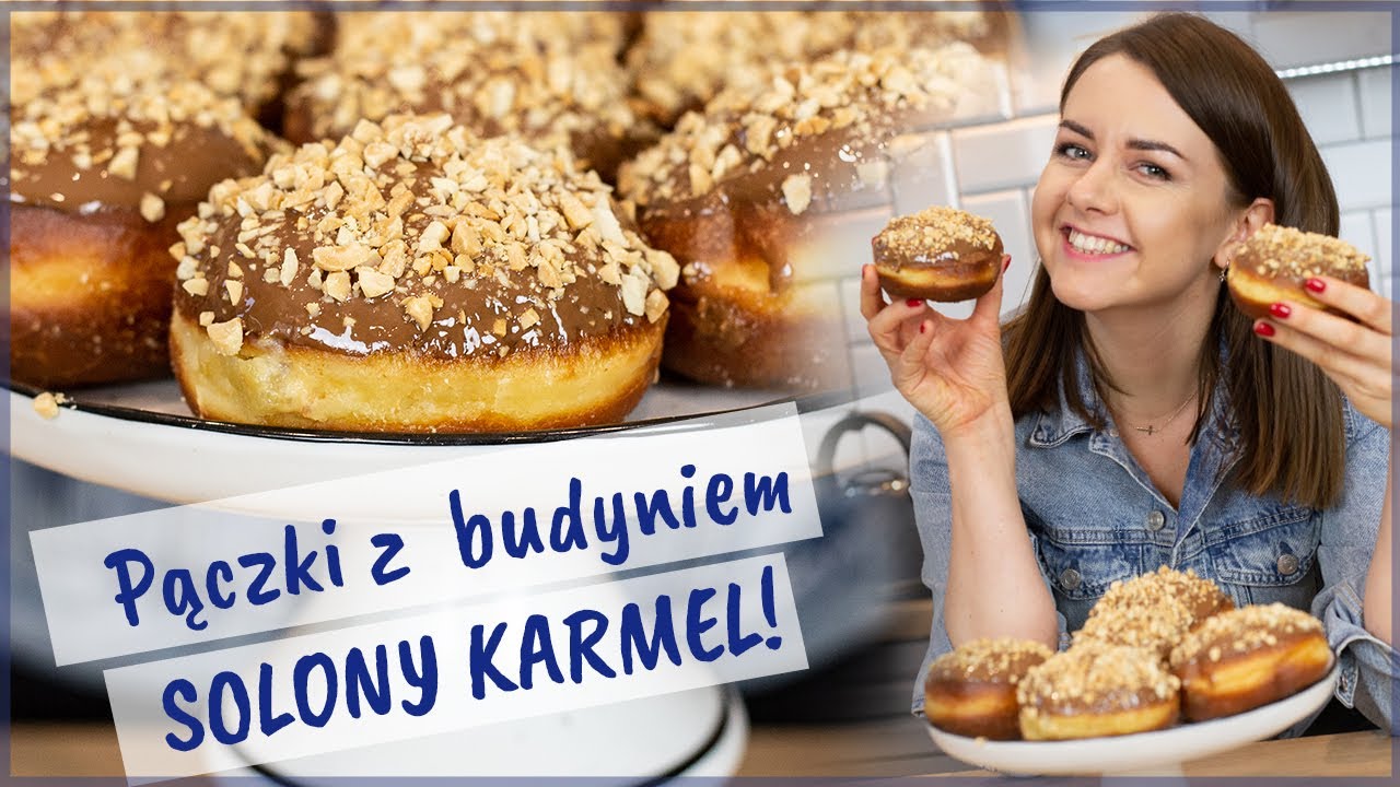 Pączki z BUDYNIEM SOLONY KARMEL i jabłkami ❤️😍  Wszystko, co powinniście wiedzieć o pączkach!