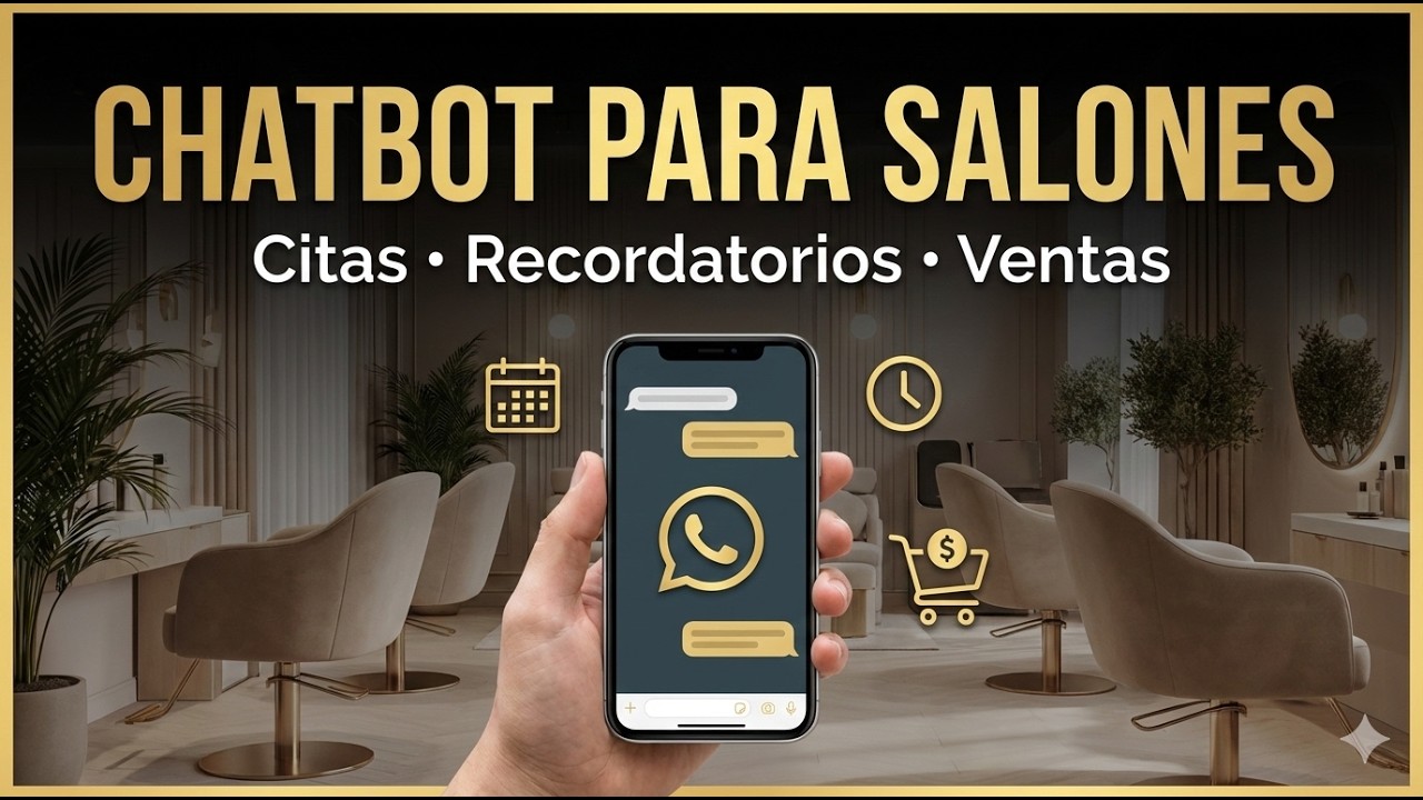 Chatbots con IA para Salones de Belleza | Recordatorios, Citas y Clientes Felices 24/7