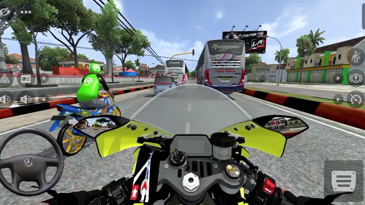 POV MOTOVLOG YAMAHA R1M PALOPO BUSSID V4.4.1 GASKEUN LUR 
