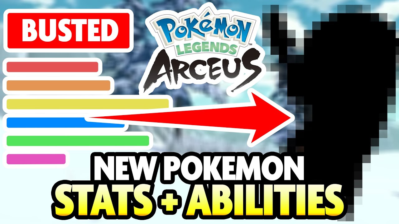 ALL NEW POKEMON STATS and ABILITIES LEAKED! Full Pokemon Legends Arceus Breakdown!