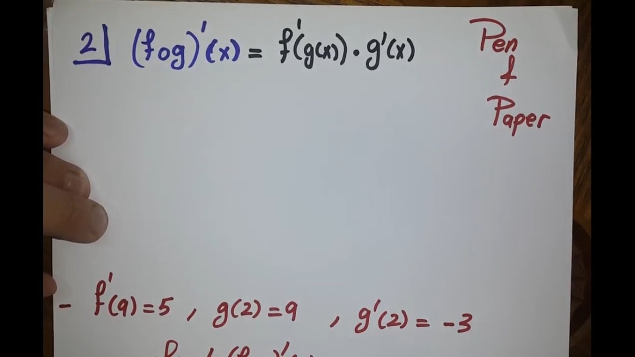 Derivatives | Chain Rule قاعدة السلسلة | Part 2