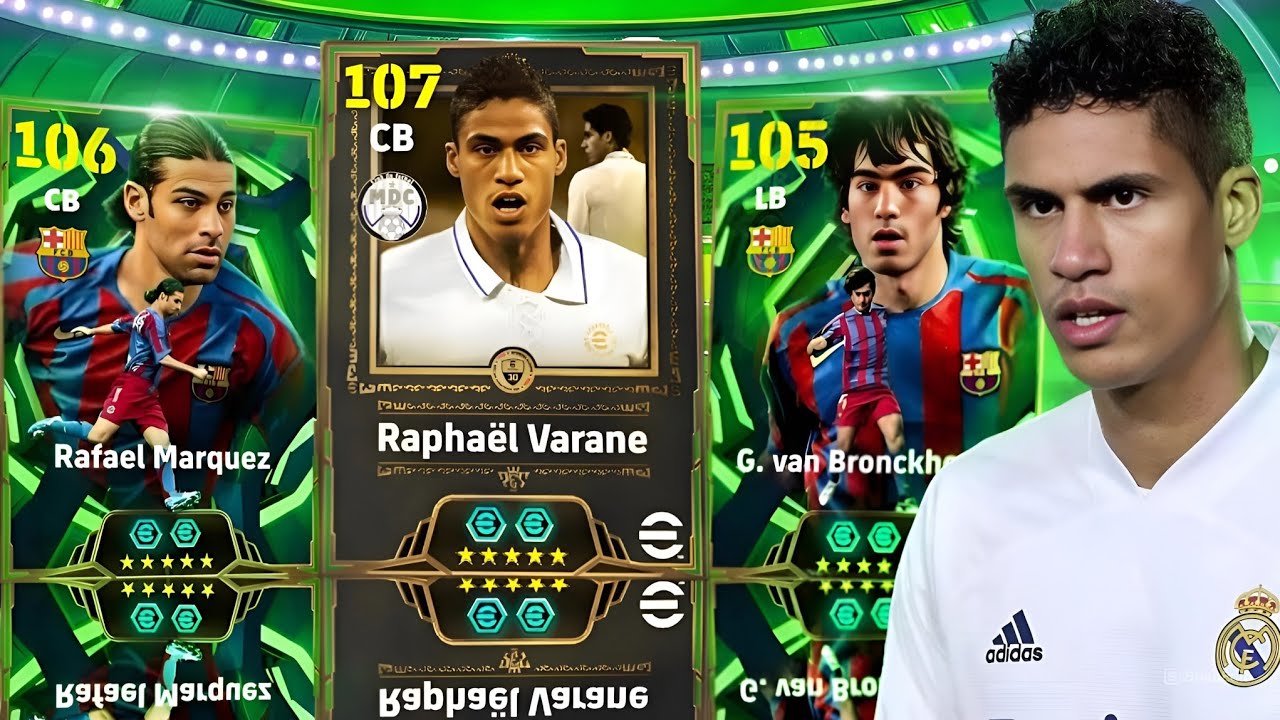 تفجير بكج ملوك الدفاع رافايل فاران اتصدمت من الحظ😱 اقوى مدافع في تاريخ بيس🔥efootball2026