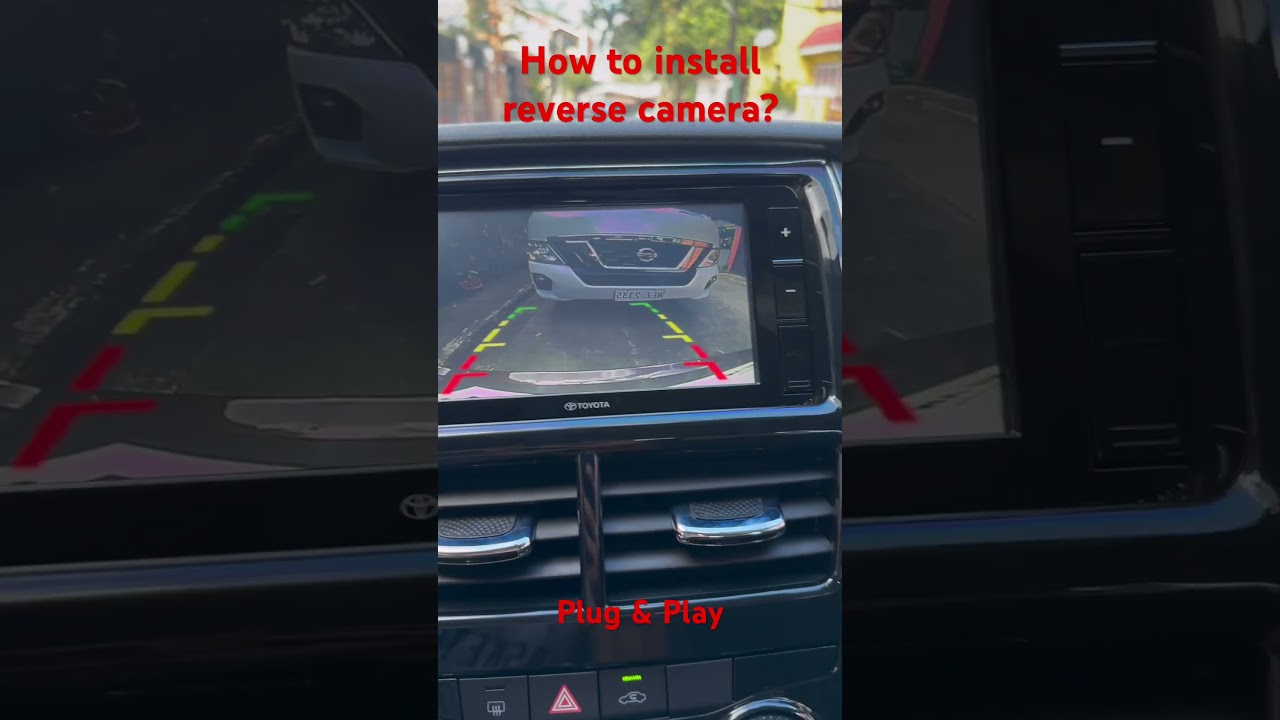 Watch how to install reverse camera/rear view camera. #car #toyota #diy #vios #video #tutorial #cars