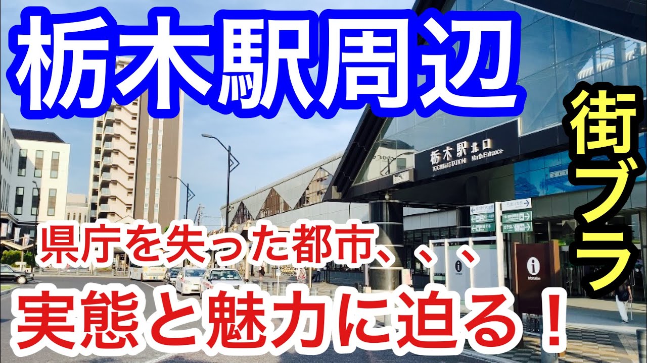 【衝撃】栃木県栃木市。県庁を失った都市だが、そこには驚きの魅了的な街が広がっていた！中心駅「栃木駅」から、その理由と街の見所に迫る！