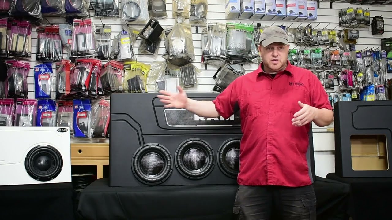 Ram Mega Cab Subwoofer Enclosures - Stage 1, 2 and 3  (Custom Sub Boxes)
