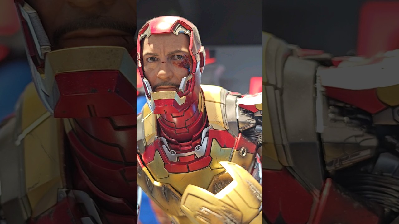 🔥 Robert Downey Jr | Hot Toys Iron Man Mark XLII (Deluxe) - Quarter Scale Figure!