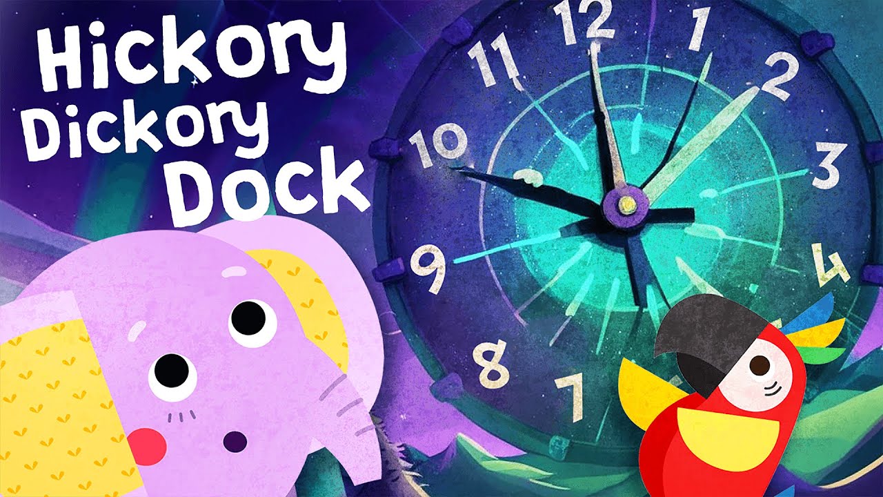 Hickory Dickory Dock  + More Kids Songs | Kids Academy.