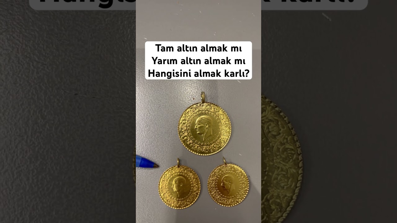 Tam altın mı almak yarım altın mı almak daha karlı? Arasındaki farklar? #altın #ziynet #tamaltın