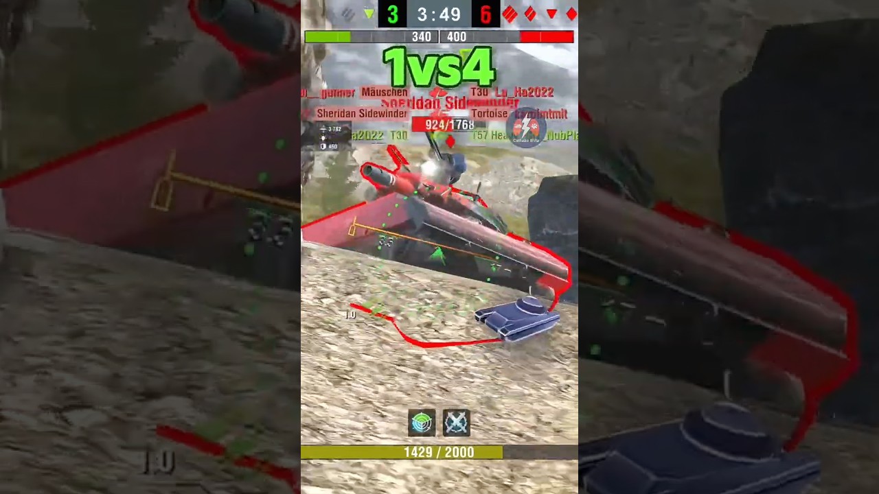 Minotauro | 5 Kills, 1vs4 & 7176 DMG | #worldoftanksblitz #wotblitz #wotb #shorts #танки #вотблиц