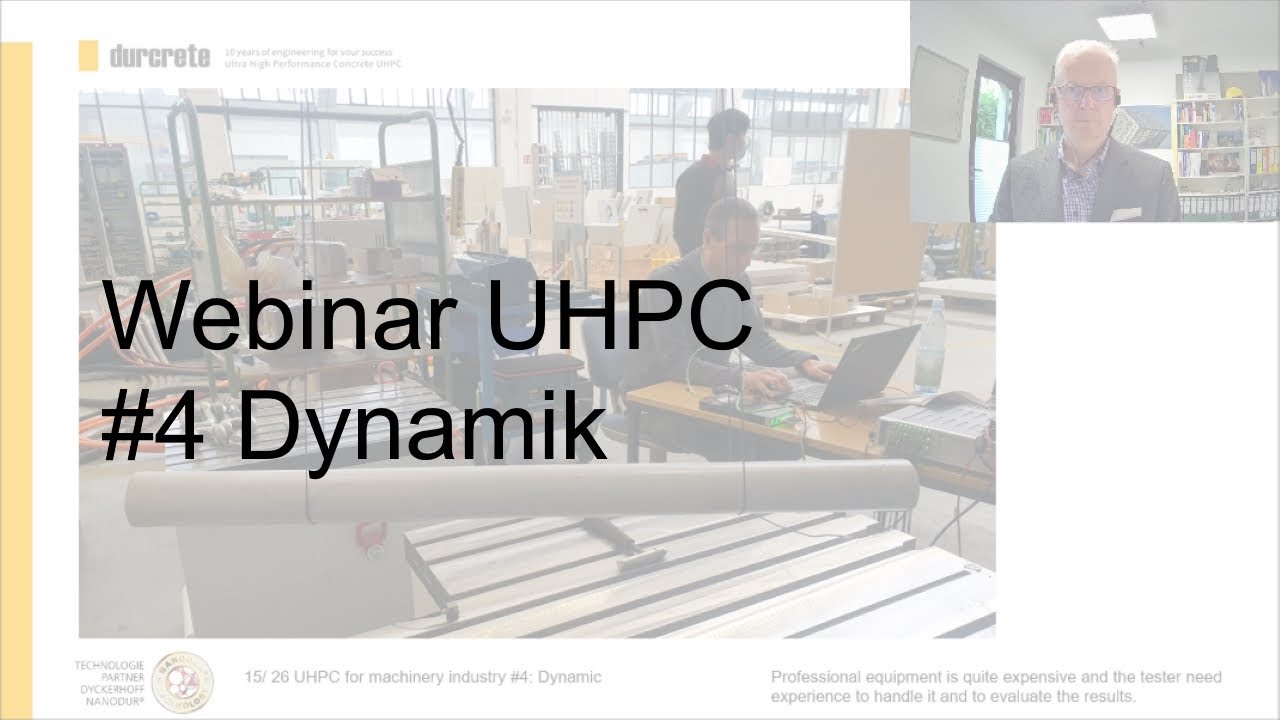 Webinar UHPC f&uuml;r den Maschinenbau #4 