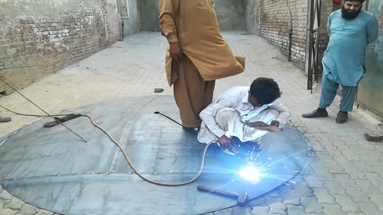 How to make umbrella - Ms sheet umbrella Vessel Fabricators