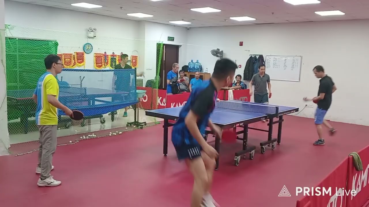 Trung/ Nam Vs Hải/ Hùng tại clb bóng bàn Lâm Viên
