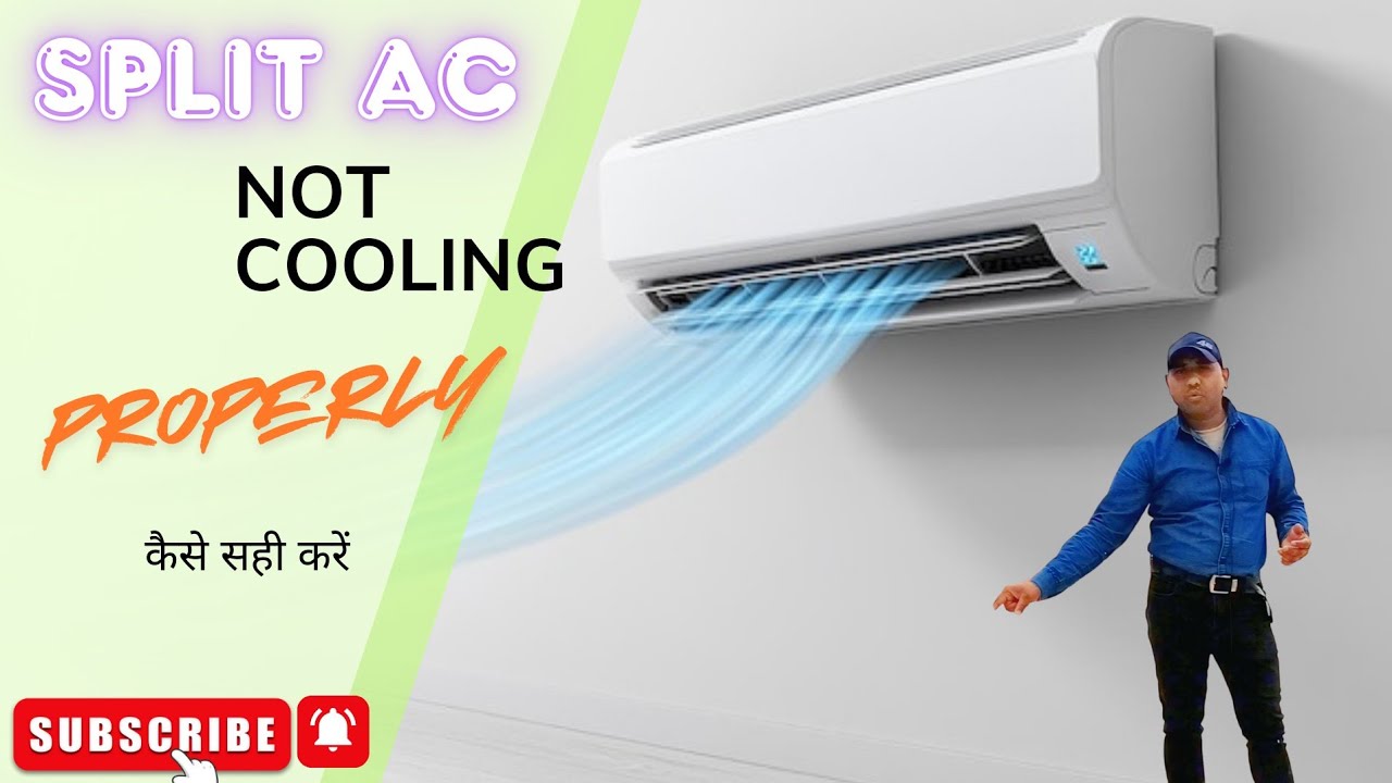Split Ac Not Cooling Properly || How To Repair Split Ac If Not Cooling