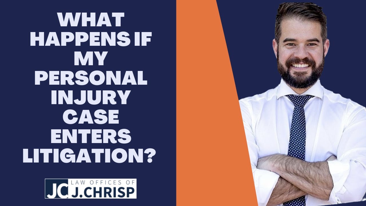 What happens if my personal injury case enters litigation?