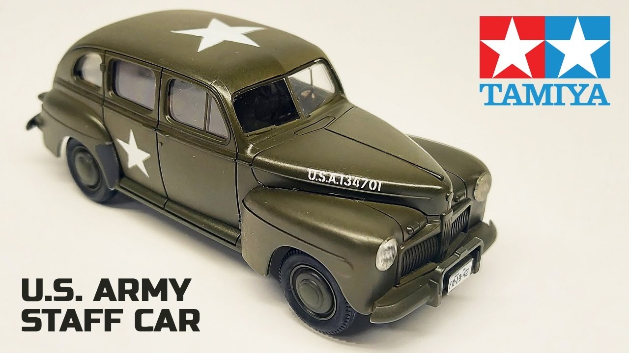 US Army Staff Car Model | Сборка и окраска | Tamiya 1:48