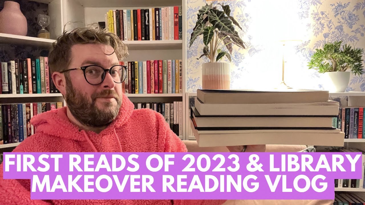 First Reads of The Year & Library Mini Makeover | Reading Vlog | January 2023