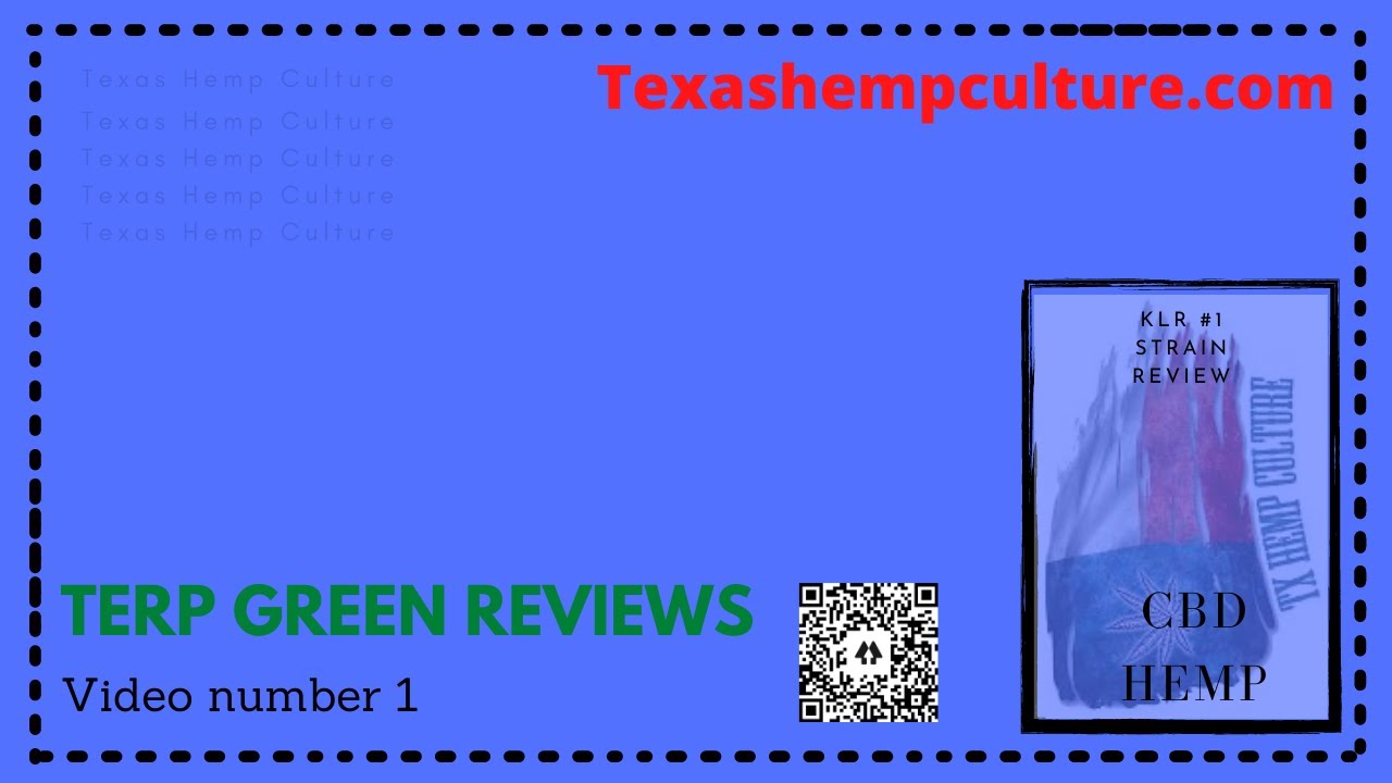 Texas Hemp Culture KLR #1 Cherry Limeade Review