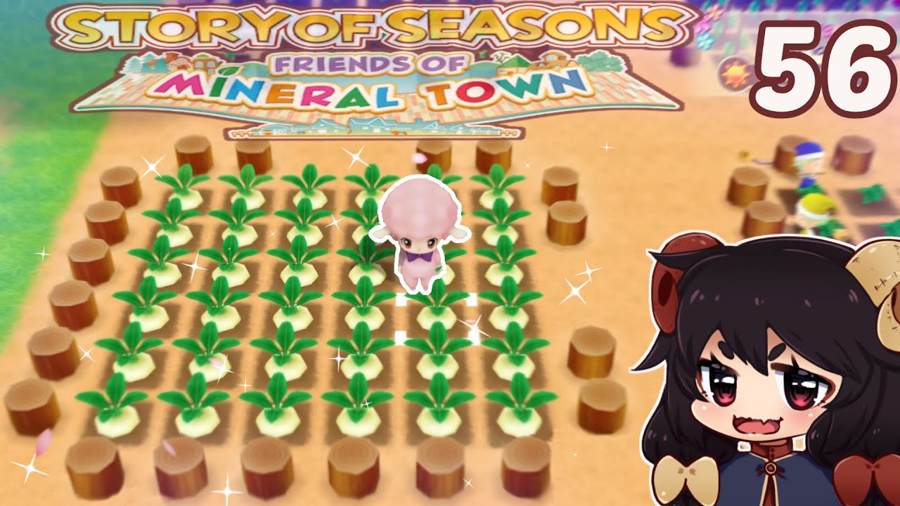 MAKING MY FARM PRETTY - Story of Seasons: Friends of Mineral Town Lets Play Part 56