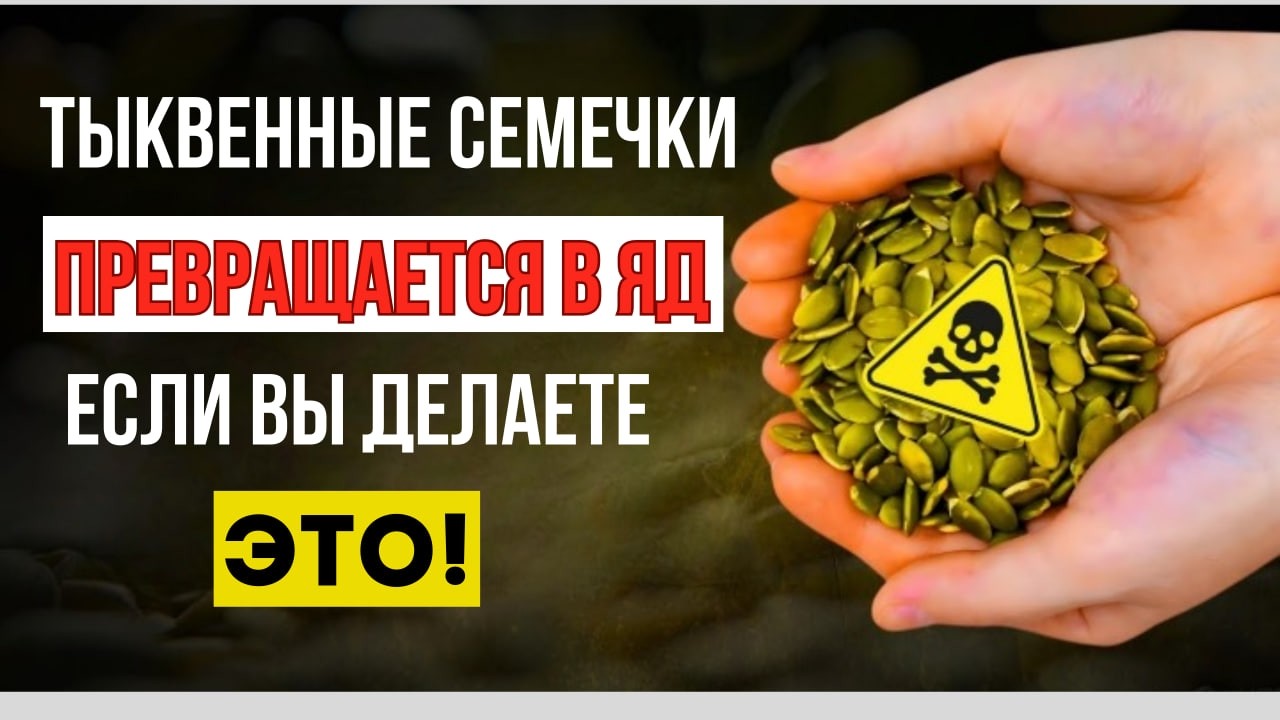 Смертельная ошибка при употреблении тыквенных семечек! Это опасно!