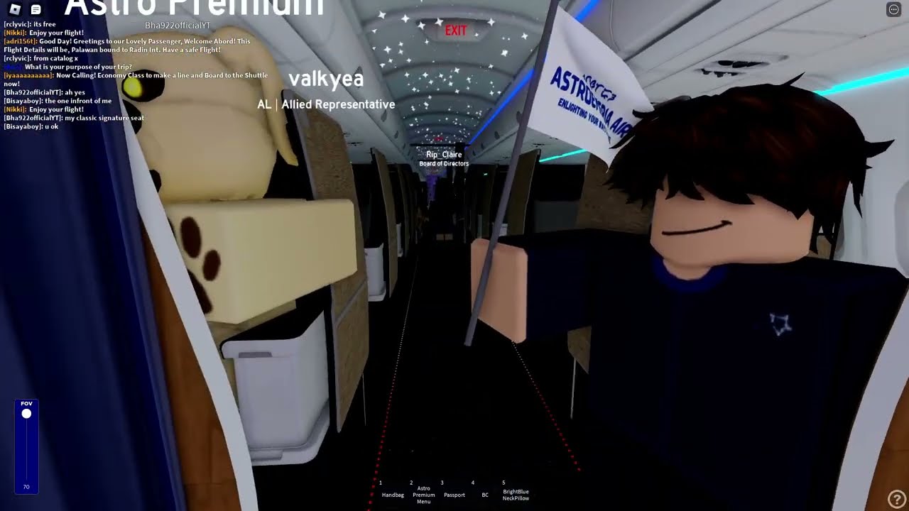 ROBLOX Airline Flight Review |  Astroemeria Airlines | A321NEO | Business Class