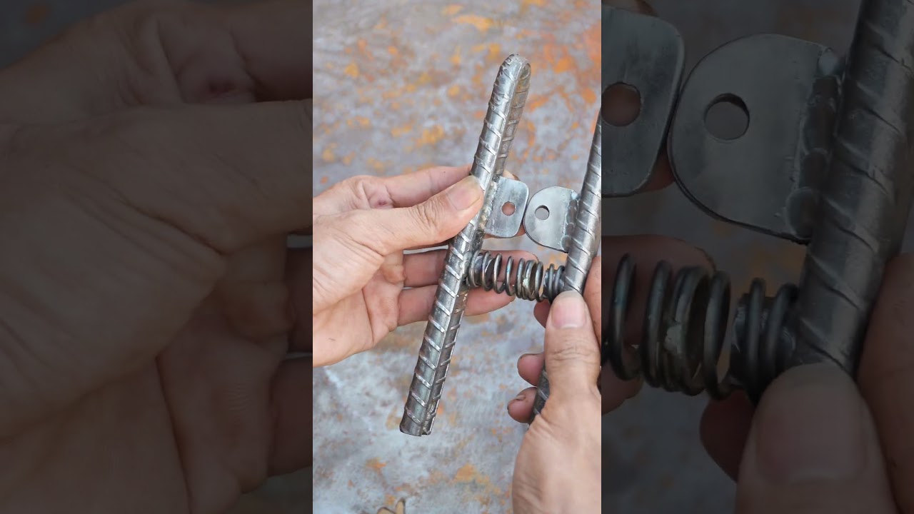 DIY welding machine clamp