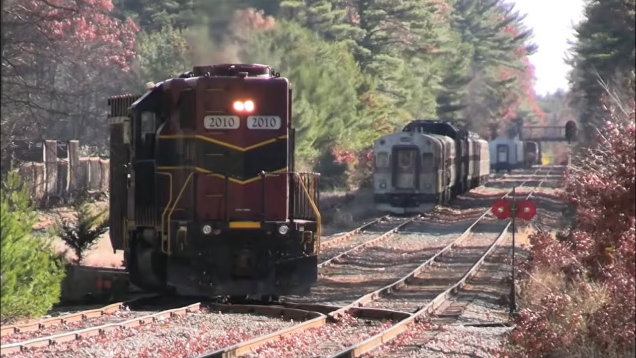 Mass Coastal Railroad 2010 moves tank car & more around Middleboro & Taunton, MA - 11/2025
