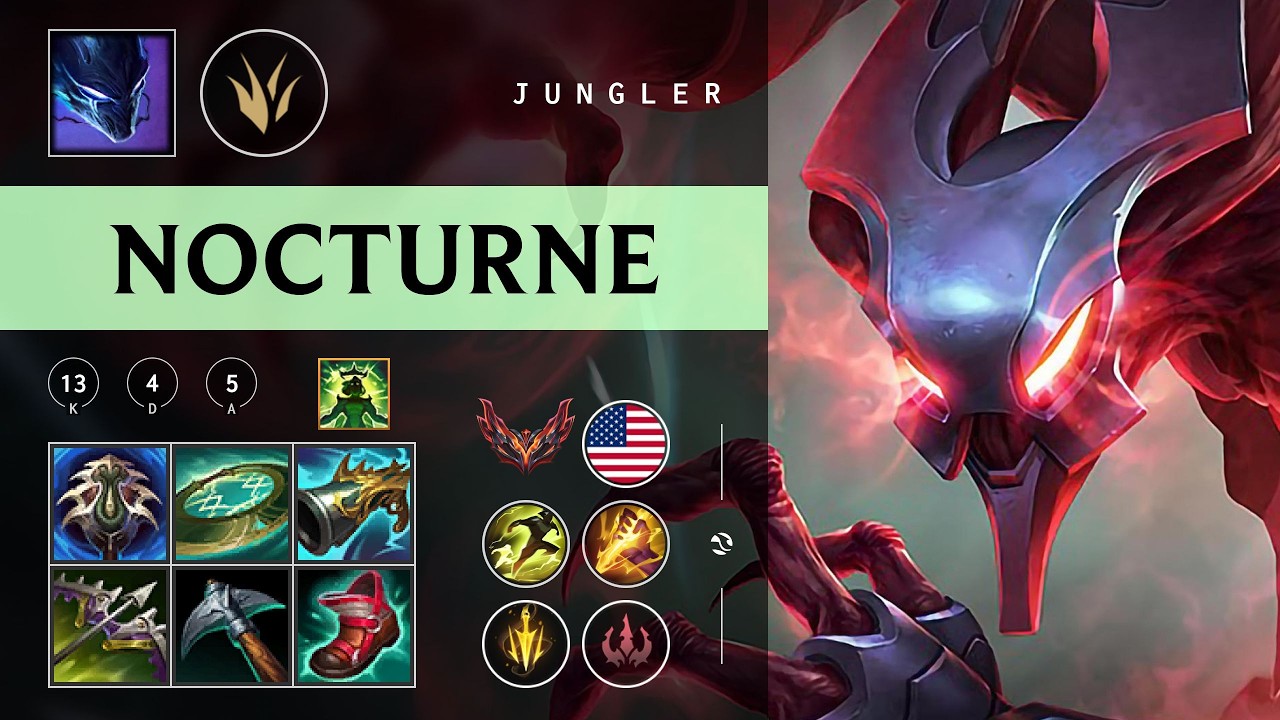 Nocturne Jungle vs Taliyah - NA Grandmaster Patch 26.03