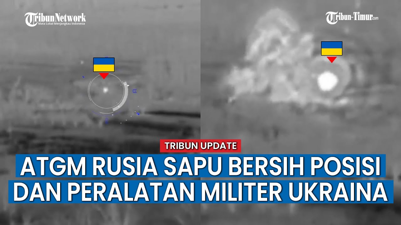 Awak ATGM Korps Angkatan Darat Donetsk Rusia Hantam Peralatan Militer Ukraina di Malam Hari