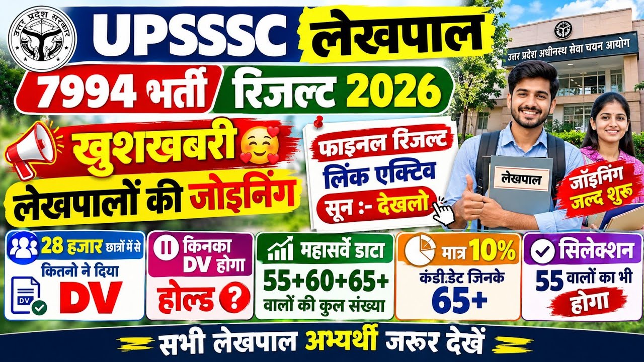 LEKHPAL CUT OFF 2026 | LEKHPAL FINAL CUT OFF 2026 | UP LEKHPAL FINAL CUT OFF 2026 |UP LEKHPAL RESULT