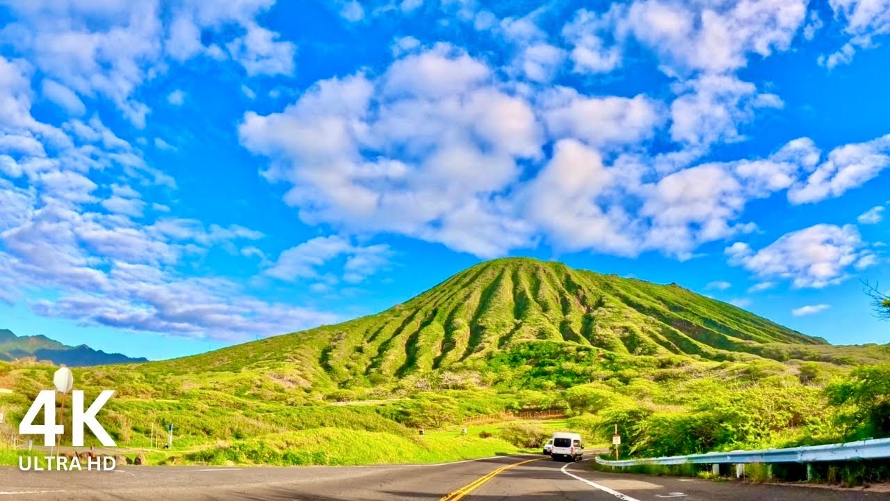 [4K] Driving the Eastern Coastline of Oahu, Hawaii | Valleys and Vistas