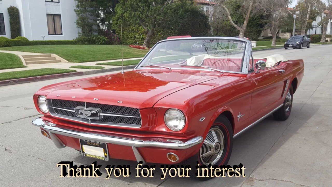 1964 1/2 Ford Mustang Convertible Restoration - Differences between 1964 1965 mustangs