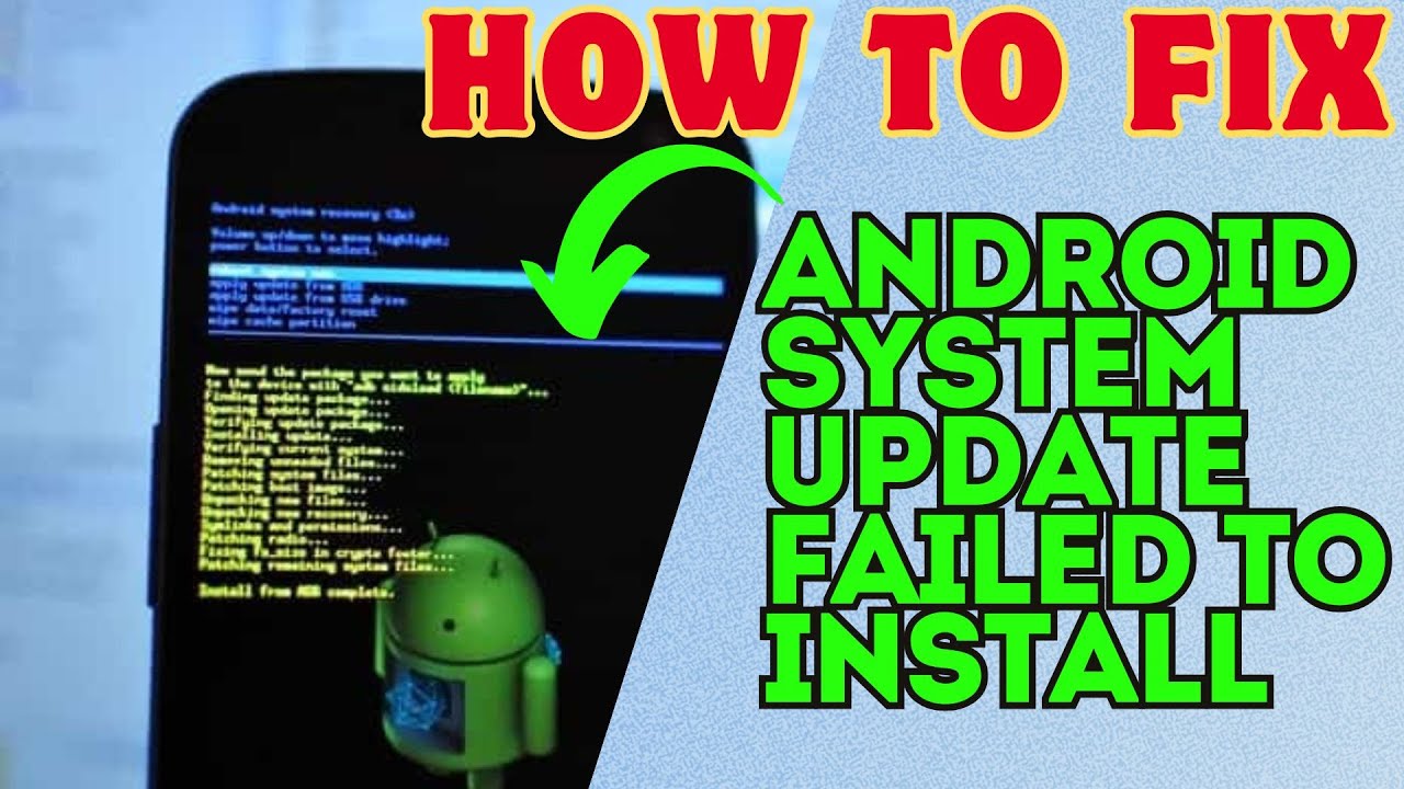 How To Fix Android System Update Failed To Install Error | 9 Ultimate Fixes (2024)