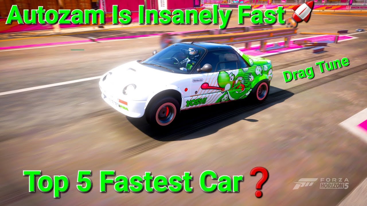 Forza Horizon 5 Fast Autozam Az-1 Top 5 Fastest Car (Drag Tune) (Fastest Car)