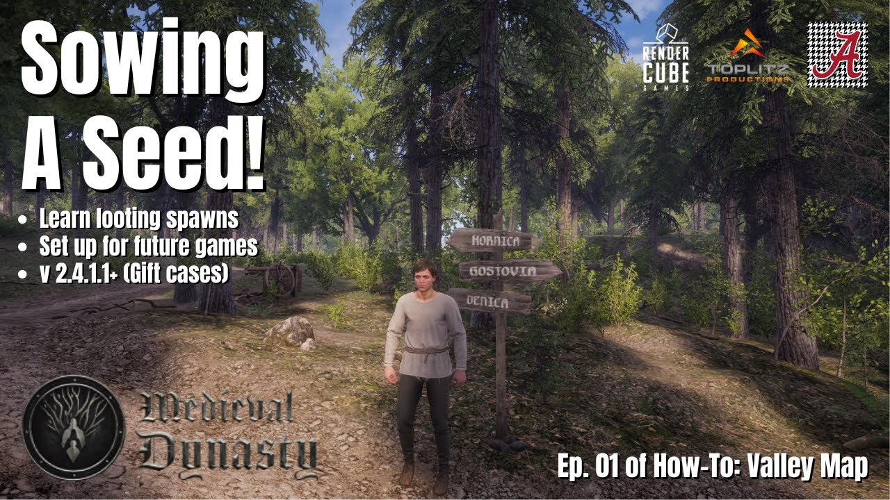 HOW TO - Medieval Dynasty - Updated Looting Path Run (plus Gift Boxes?)