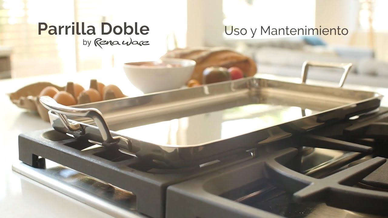 Uso y Mantenimiento Parrilla Doble (Disponible en U.S.A., Colombia, Costa Rica, El Salvador y Perú)