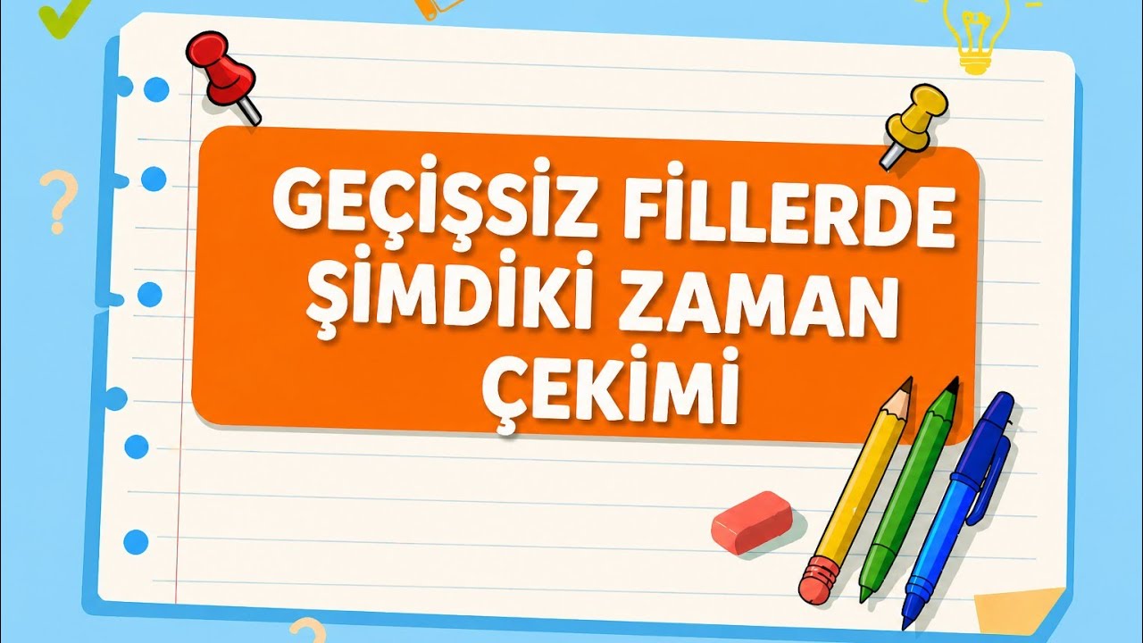 Kürtçe(Kurmancî) Dersleri - 20 - Geçişsiz Fiillerde Şimdiki Zaman