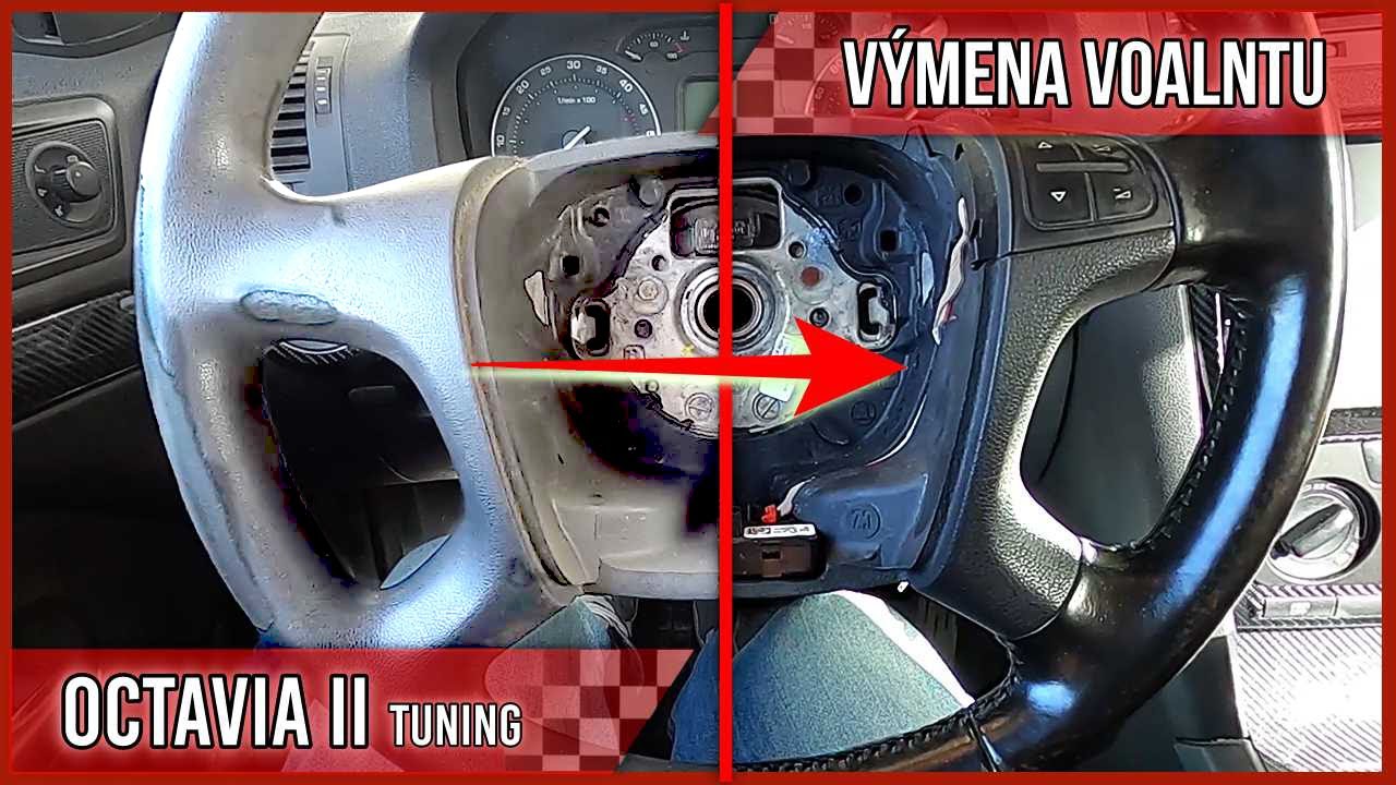 🚘 Výmena volantu / #Škoda Octavia II / Tuning