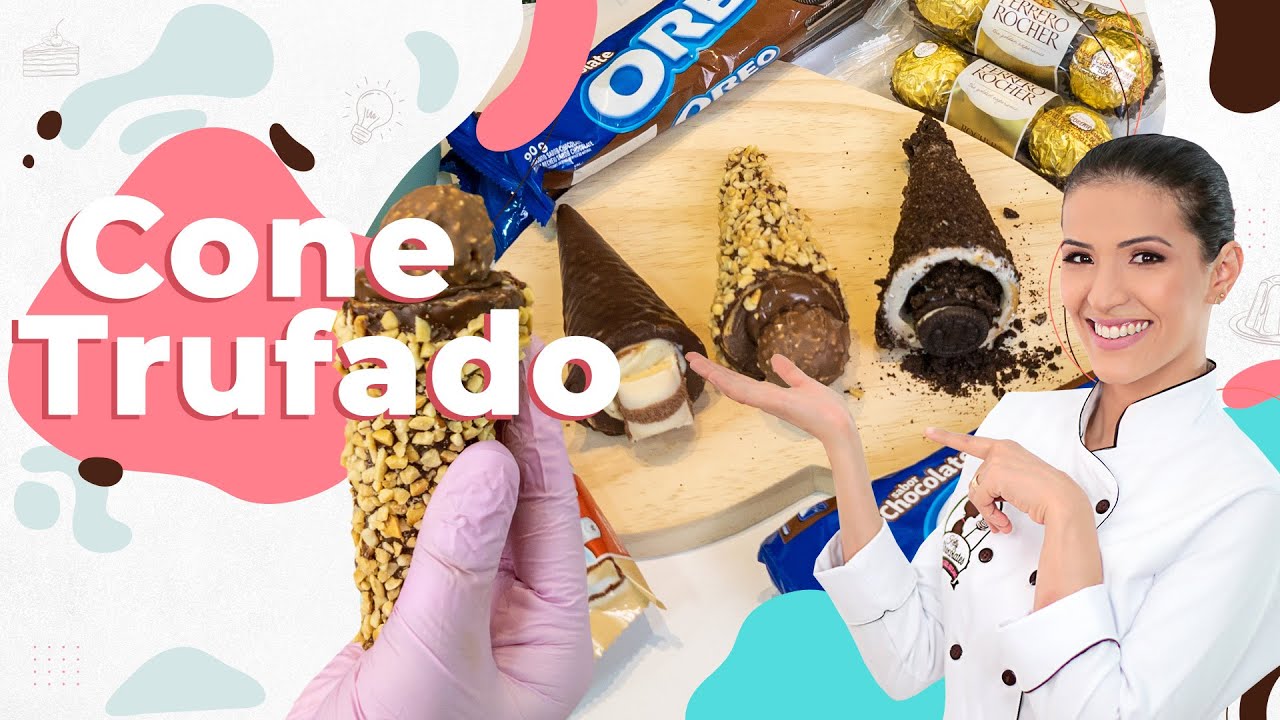 Cone Trufado para fazer e vender | 3 Recheios campeões de vendas!
