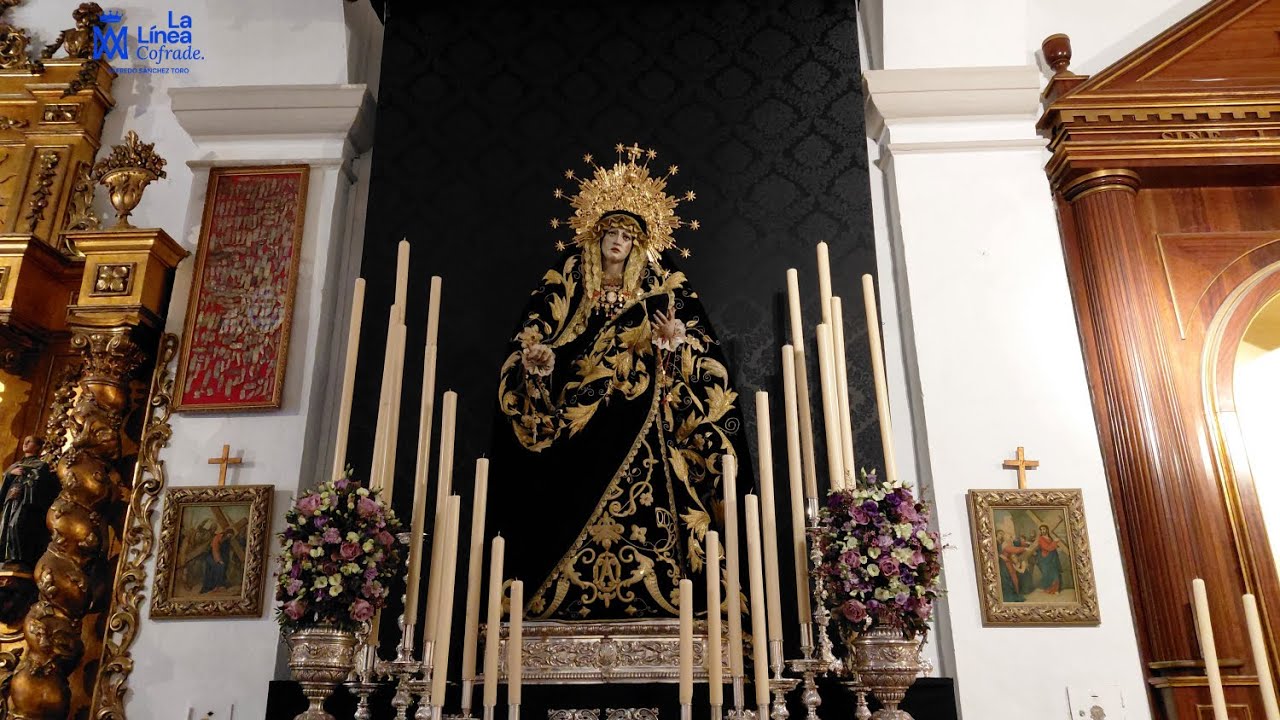 LA LINEA COFRADE. ALTAR DE CULTOS SOLEDAD Y SANTO ENTIERRO  2025