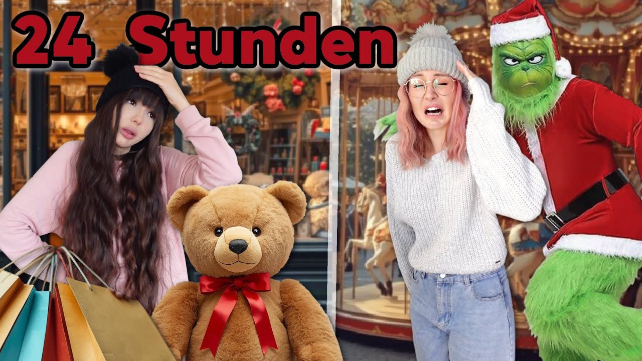 Schaffen wir es in 24 Stunden in Weihnachtsstimmung zu kommen? 🎄 (vom Grinch zum Weihnachtself)