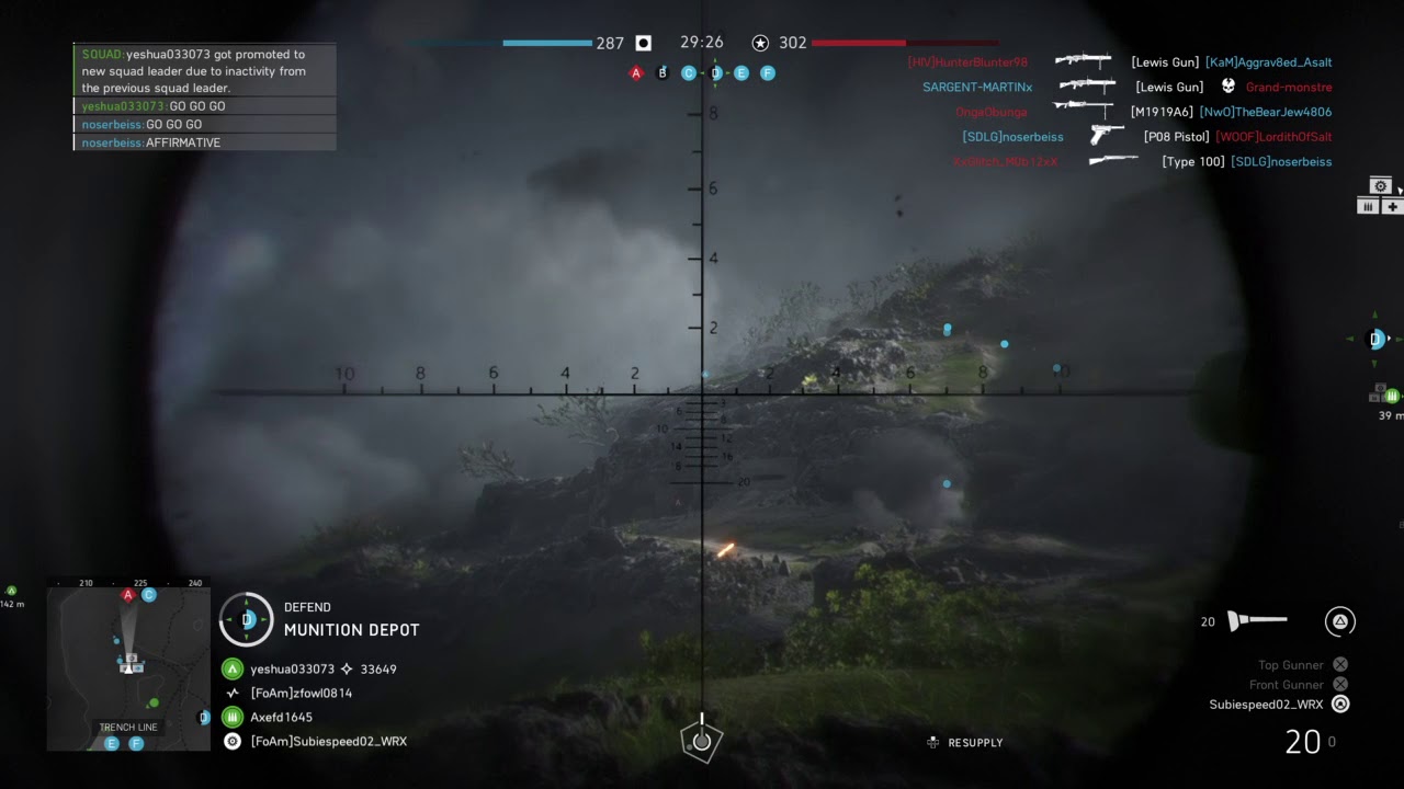 Long range tank shot in battlefield 5!