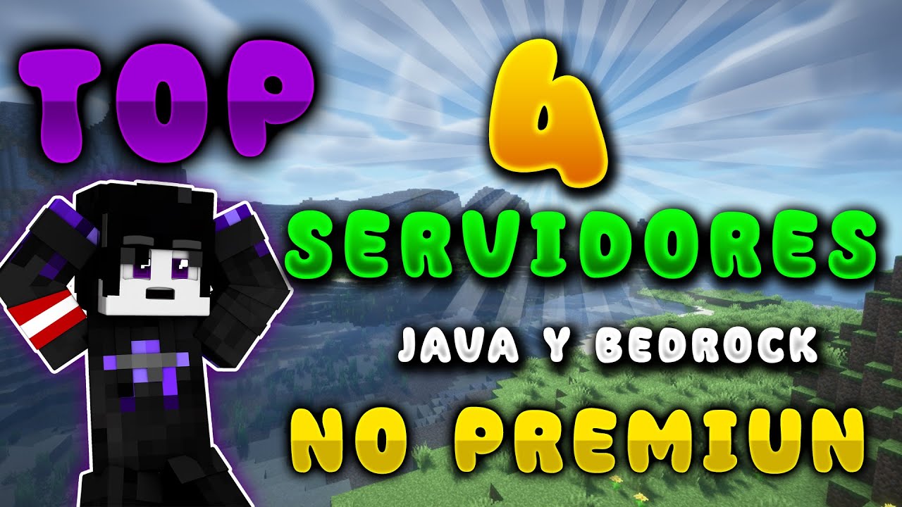 👉TOP 4 SERVIDORES DE MINECRAFT 1.21.7 2025 | JAVA Y BEDROCK | NO PREMIUN (EL ULTIMO NUNCA LO VISTE)😱