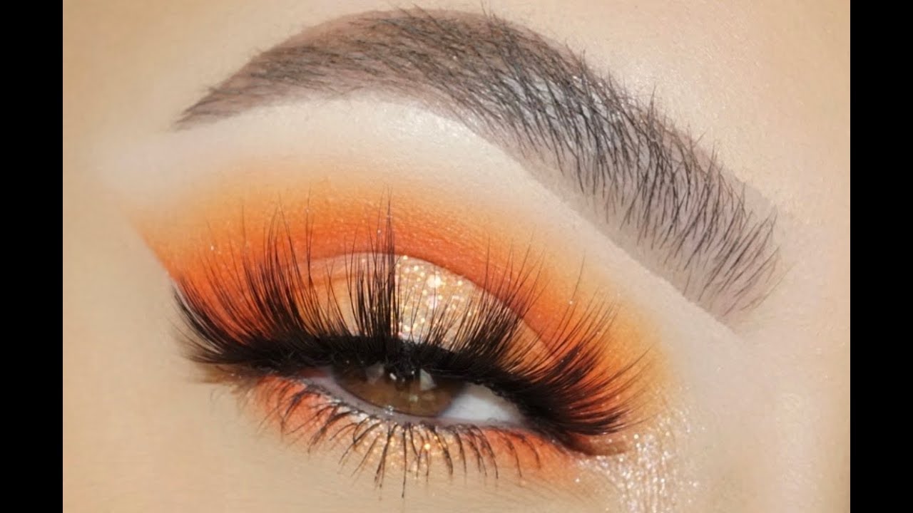 COLOURPOP ORANGE YOU GLAD PALETTE EYE LOOK TUTORIAL
