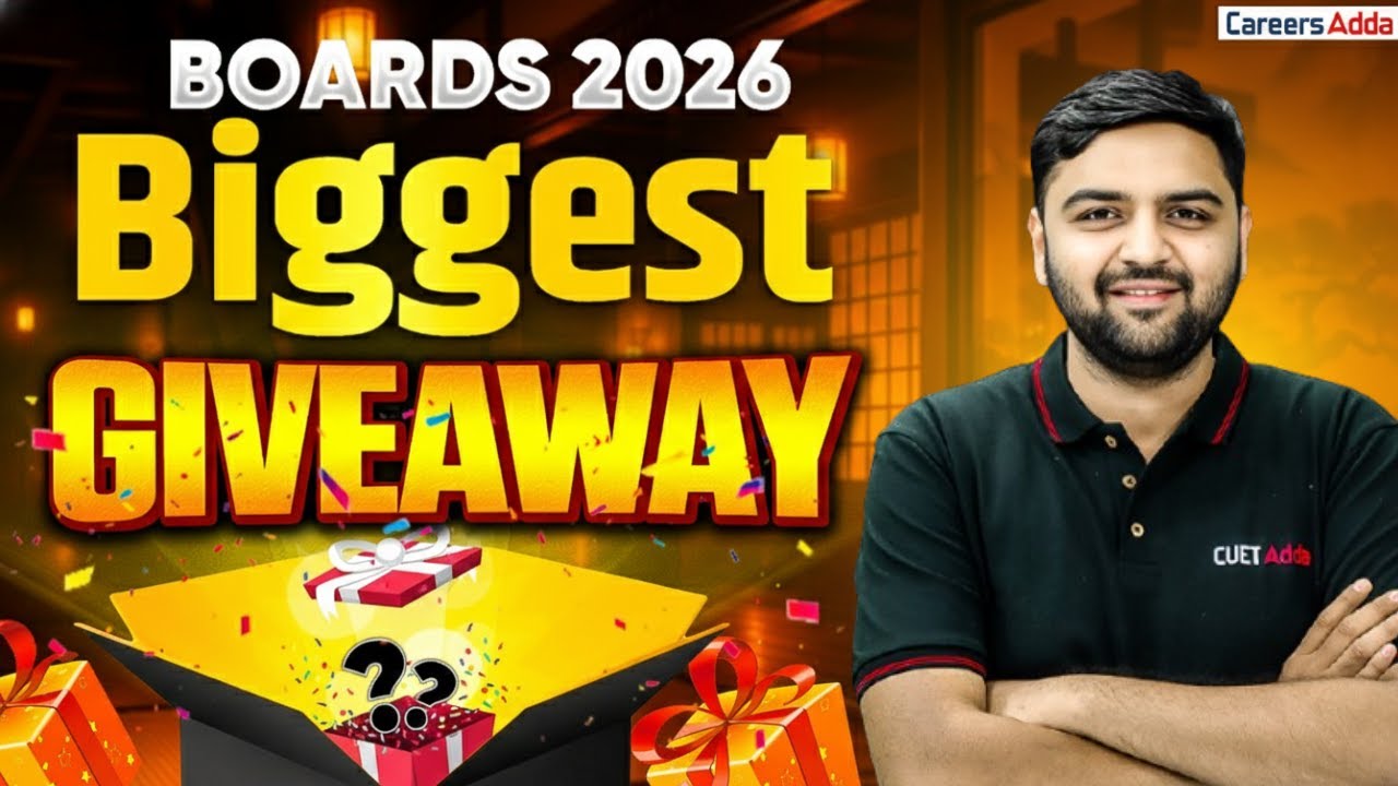 Biggest Giveaway for Class 12th Board 2026 Students 😱Don’t Miss This! 🔥